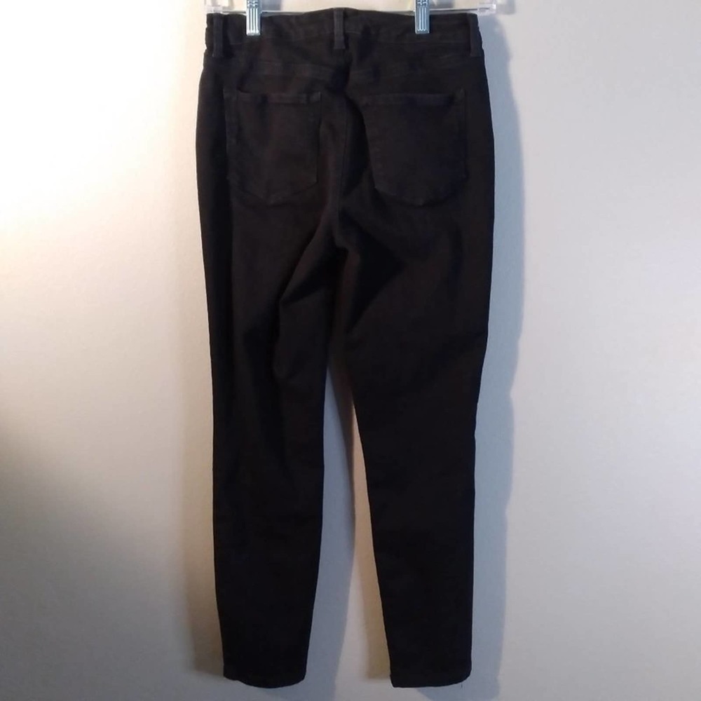Style & Co Black Wash Skinny Leg Jeans 4 Petite - Picture 4 of 6
